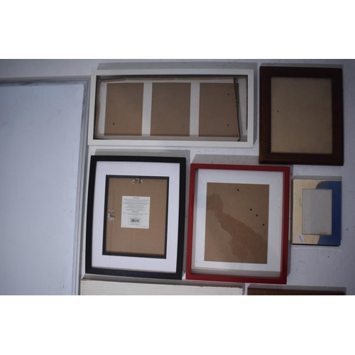 294 - Collection of Picture Frames (7) with white Board and Pictures