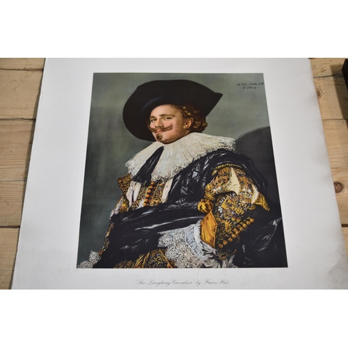 304 - Selection of un-framed Prints to Include The Laughing Cavalier, 'Sunflowers', 'The Toast' and More