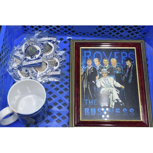 403 - Selection of Blackburn Rovers Items to include Badges, Plaques Photographs and more