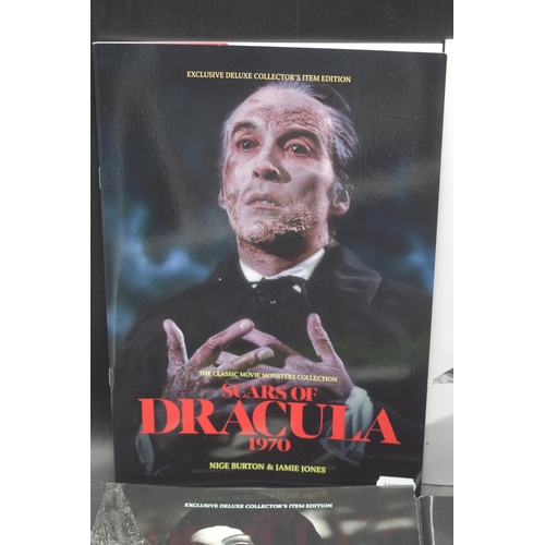 407 - Selection of 8 Nige Burton and Jamie Jones Collectors Film Guides including Taste The Blood of Dracu... 