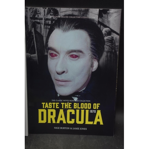 407 - Selection of 8 Nige Burton and Jamie Jones Collectors Film Guides including Taste The Blood of Dracu... 