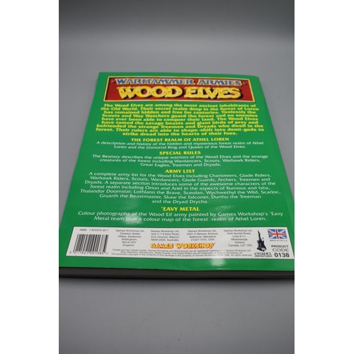 409 - Warhammer Armies - Wood Elves. Brochure Supplement from Games Workshop. UNUSED !