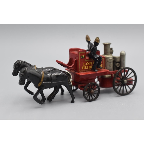 463 - Lesney Die-Cast No 12 Lipton's Tea Horse Drawn Carriage and Lesney No 4 Fire Truck