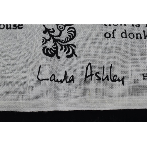 617 - Laura Ashley Information for Travelling Hand print on Irish Linen