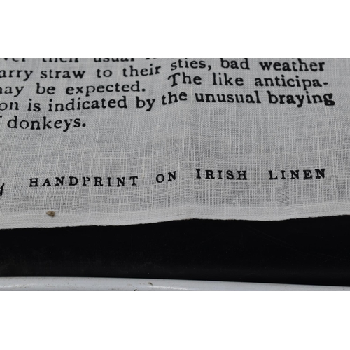 617 - Laura Ashley Information for Travelling Hand print on Irish Linen