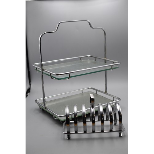 223 - Vintage Fondant Tray plus Toast Rack