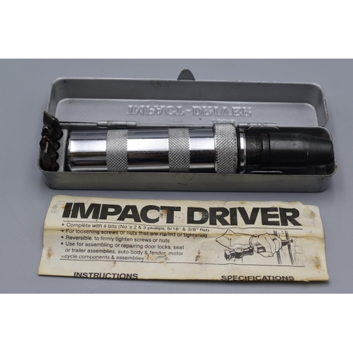 532 - Kyoto Tools H-477 Impact driver complete in Metal Case