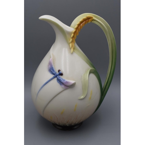 154 - Franz Porcelain Dragonfly Jug (8