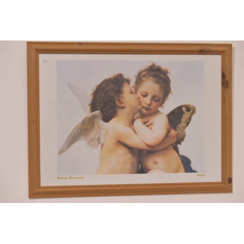 239 - Framed and Glazed Picture Entitled Angels (30.5