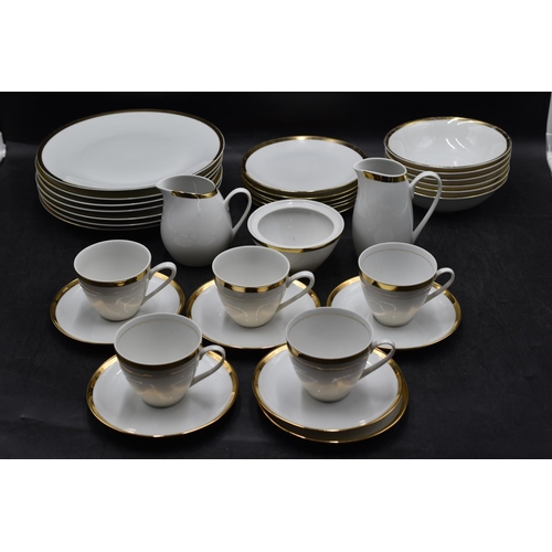 218 - Brigitta 33 Piece Dinner Service to include Milk Jug, Sugar Bowl