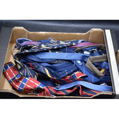 236 - Large Selection of Mixed Ties Mainly Cricket Themed