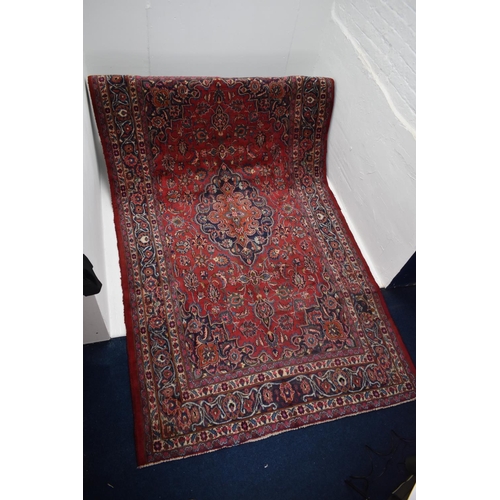 257 - Persian Mashad Carpet Hand Knotted 325cm x 195cm