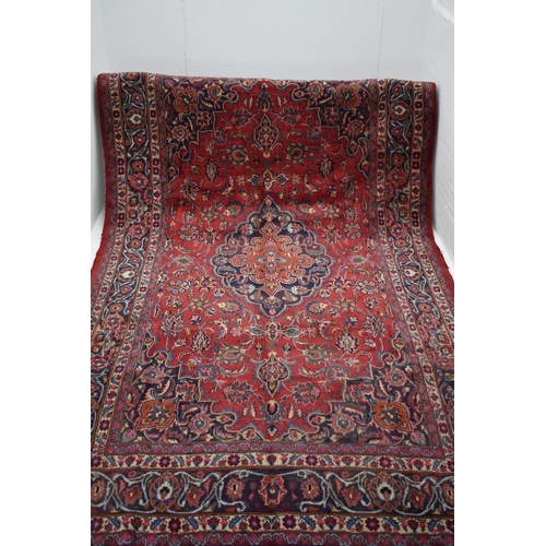 257 - Persian Mashad Carpet Hand Knotted 325cm x 195cm