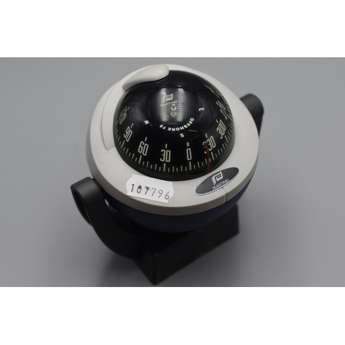 295 - Plastimo Offshore 75 Ships Compass - Blue and Grey