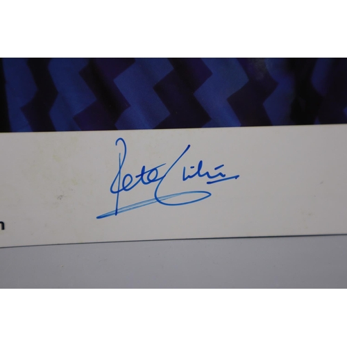 63 - Autographed Edition's Peter Shilton  Signed Picture