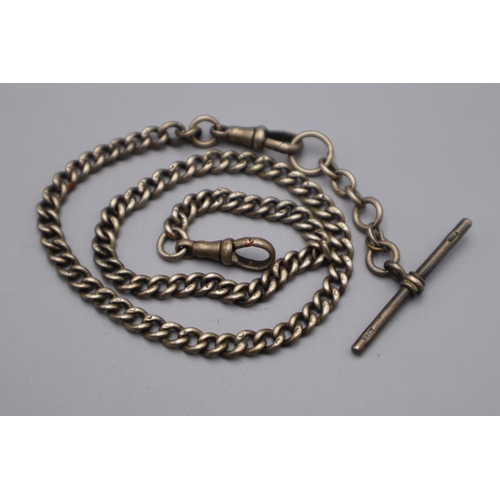 102 - Sterling Silver Watch Chain