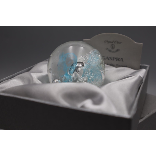 145 - Boxed Glass Paperweight