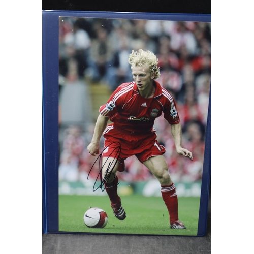 95 - Dirk Kuyt Liverpool Signed Photograph Complete with Certificate of Authenticity in Folder