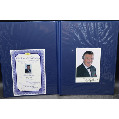 22 - Benham Signed Bruce Forsyth Photograph with Certificate of Authenticity in Folder