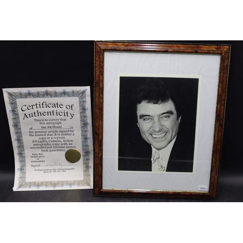 26 - Signed Ian McShane (Lovejoy) Framed and Glazed Photograph Complete with Certificate of Authenticity