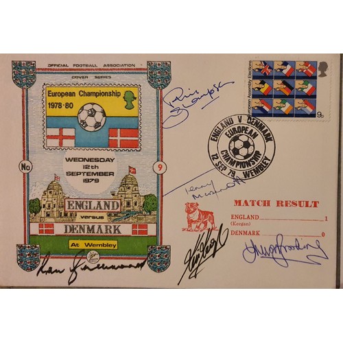 38 - Four Autographed Covers. 1 Bears The Signatures of Ron Greenwood, Kevin Keegan, Terry McDermott and ... 