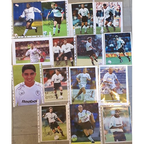 22 - Sixteen Autographed Bolton Wanderers Player Pictures Includes Simon Charlton, Scott Sellars, Andy To... 