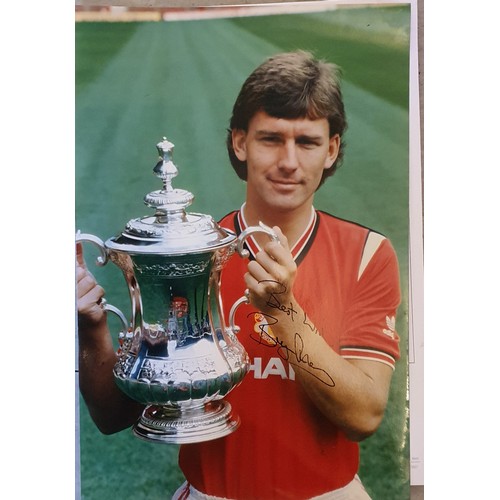 11 - Bryan Robson Signed Photo A4 SIZE