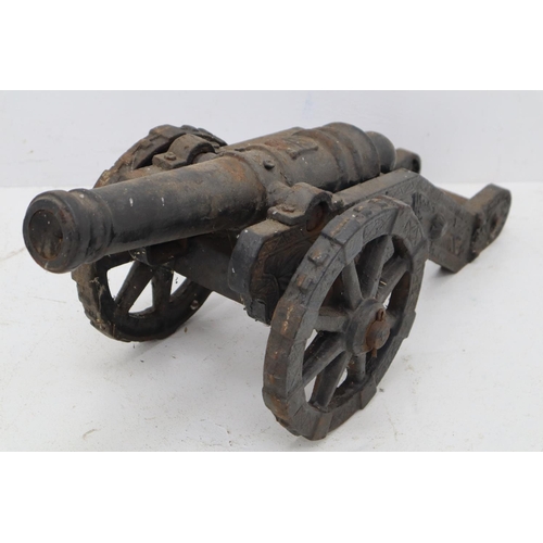 139 - Pair of Antique Heavy Cast Iron Cannon's (29