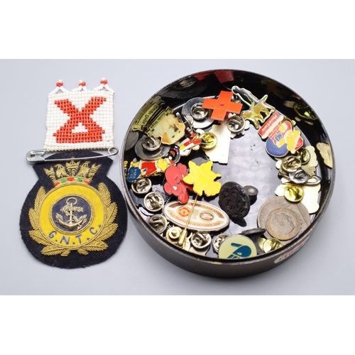 72 - Selection of Mixed Badges and Coinage including Girls' Nautical Training Corps