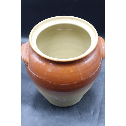 181 - Glazed Pottery Planter or Umbrella Stand H30cm.