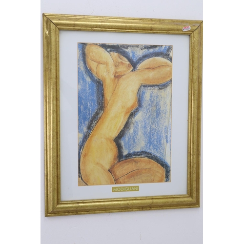 189 - Modigliani Print in a gold frame 49x60cm