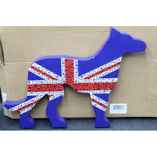 265 - Union Jack Flag Dog Decoration (approx 16