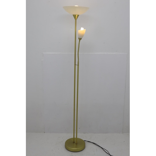 360 - Brass Effect Mother and Child Freestanding Lamp 72