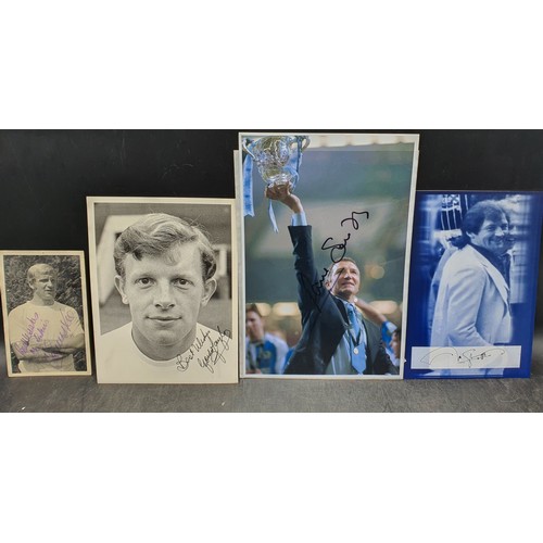 46 - Four Autographer Items Includes Frank Worthington Signed Menu, Gordon Taylor Photograph, Graham Soun... 