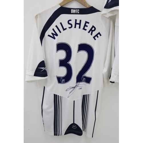 66 - Signed Bolton Wanderers Football Shirt No 32 Wilshere