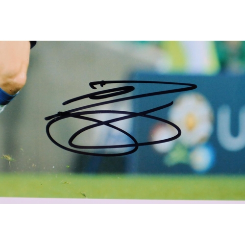 86 - Phil Jagielka and Francis Lee Signed Photo's