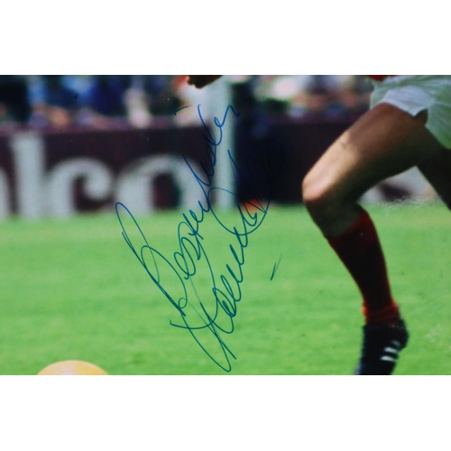 86 - Phil Jagielka and Francis Lee Signed Photo's