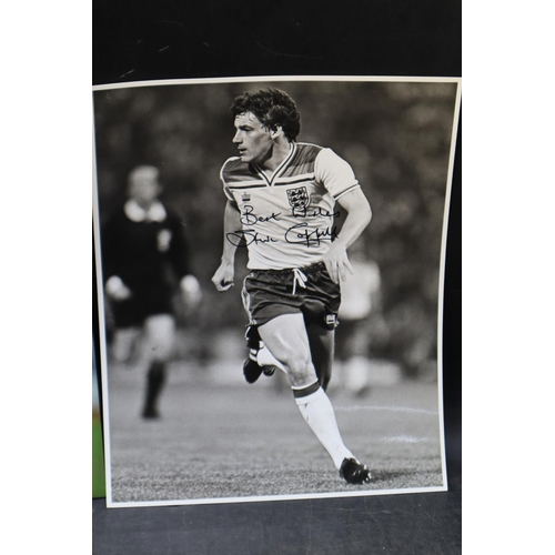 97 - Two Autographed Photos. Steve Coppell and Kevin Nolan