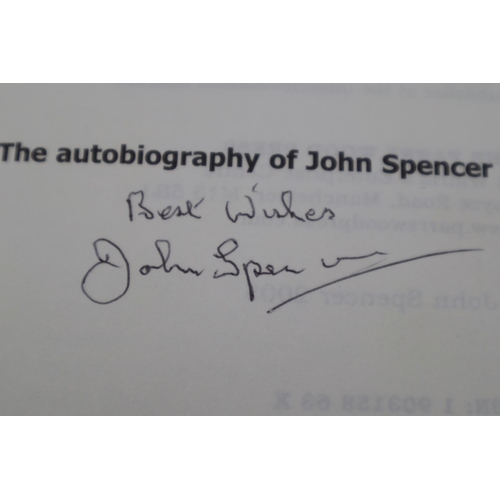 133 - Autographed Copy of John Spencer's Autobiography.