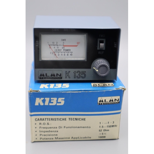 251 - A Boxed ALAN K135 SWR Meter