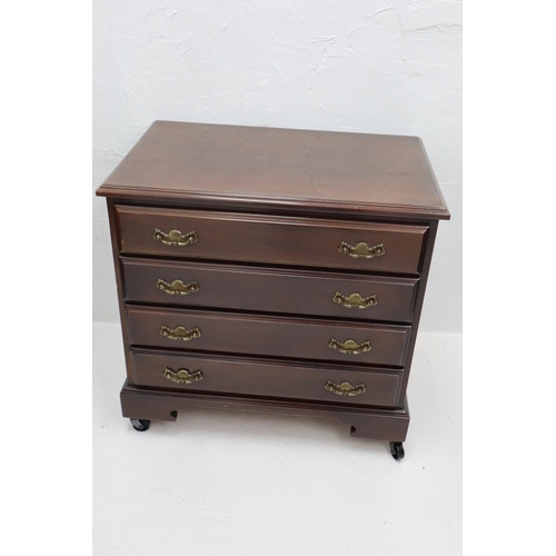 352 - A Stag Chest of 4 Drawers Approx 26