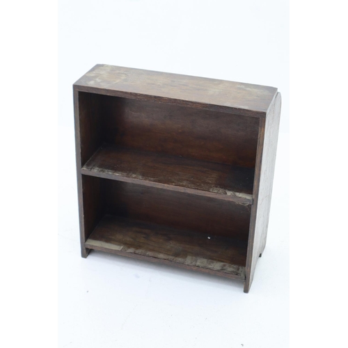 227 - Handmade Book Case With Magazine Rack Approx 2ft Tall