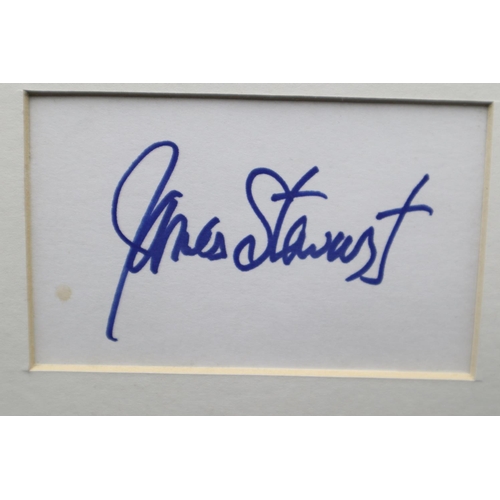 458 - James Stewart Autograph With Still from 