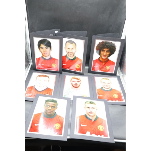 461 - Seven A4 Signed Photos of Manchester United Players Incl. Ryan Giggs