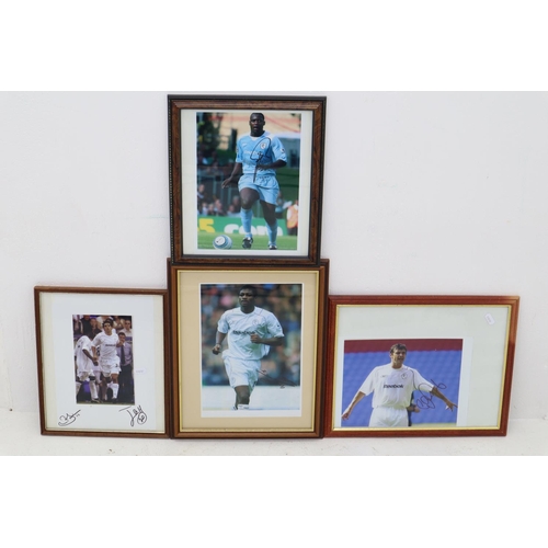 462 - Four Autographed Framed and Glazed Bolton Wanderers Players