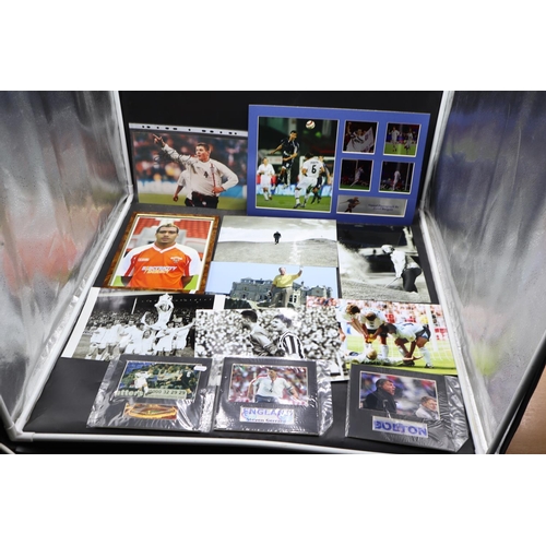 464 - Twelve Sport Photographs Including Autographs of Jared Borgetti  and Steven Gerrard. Also Press Phot... 