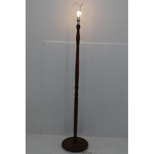 9 - Mid Century Wooden freestanding lamp 66