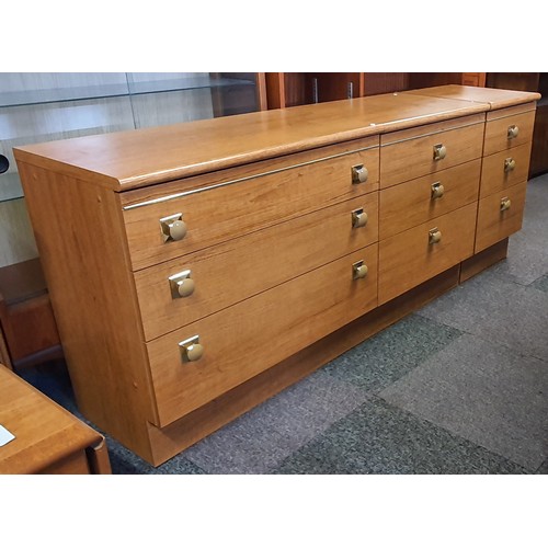 28 - Three Matching Chests of Drawers. Late 70's Early 80's. Height 28