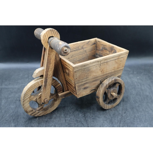 45 - Hand made Wooden Trike Planter