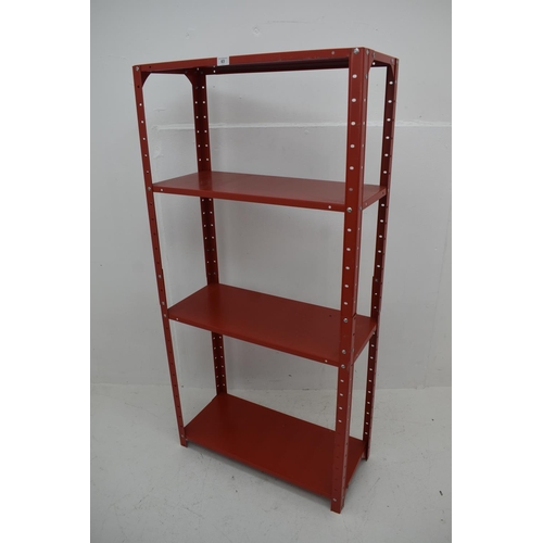 63 - Metal Adjustable Storage Shelving Unit (56